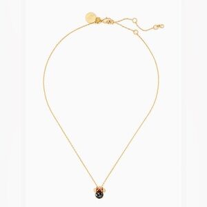 NWT Disney x Kate Spade Minnie Pendant Necklace | gold